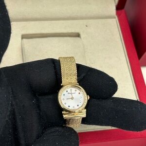 Women’s Salvatore Ferragamo Gancini  quartz women’s gold tone stainless watch